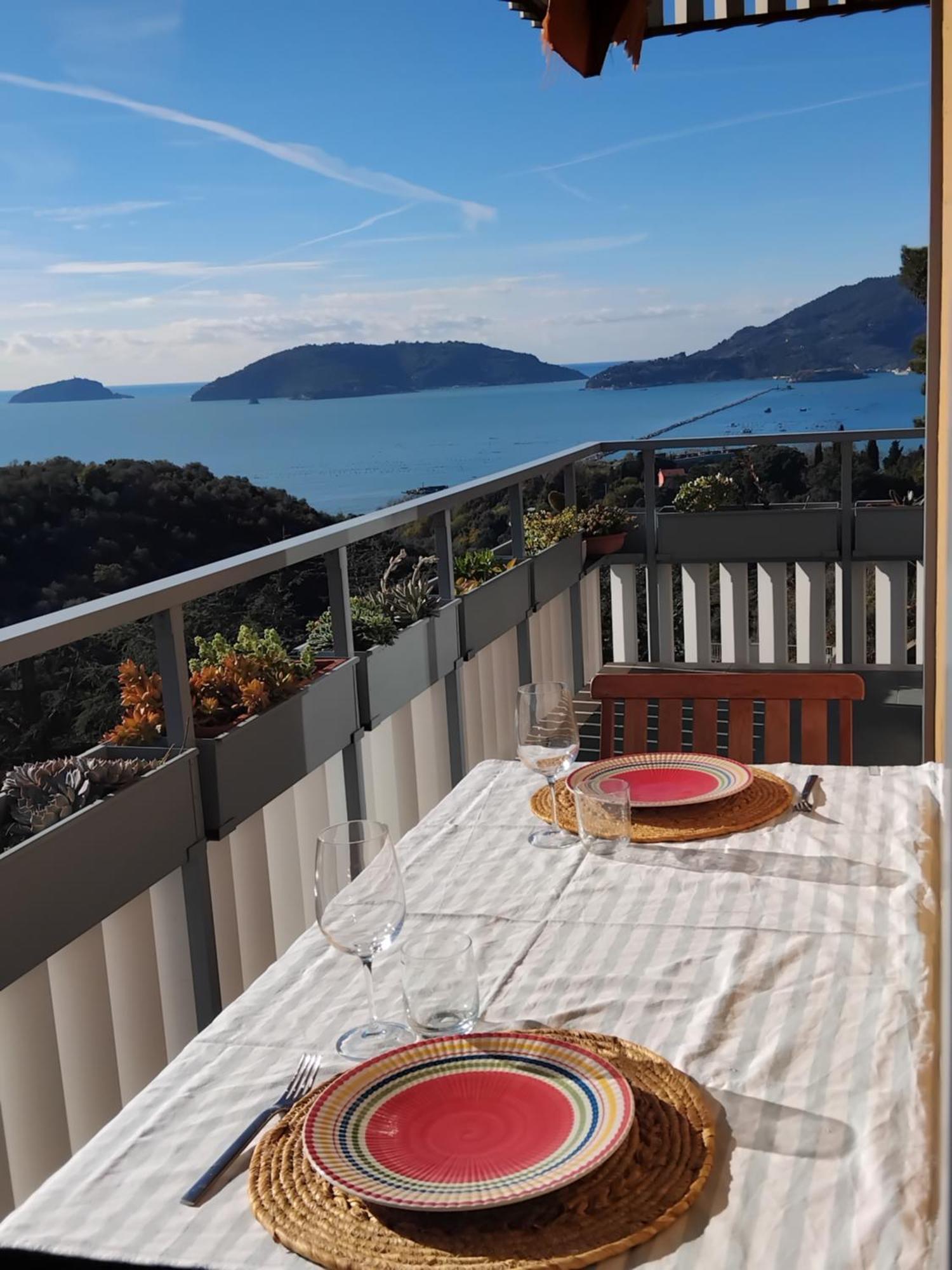 Vista Sul Blu ,Baia Blu, Lerici 아파트 외부 사진