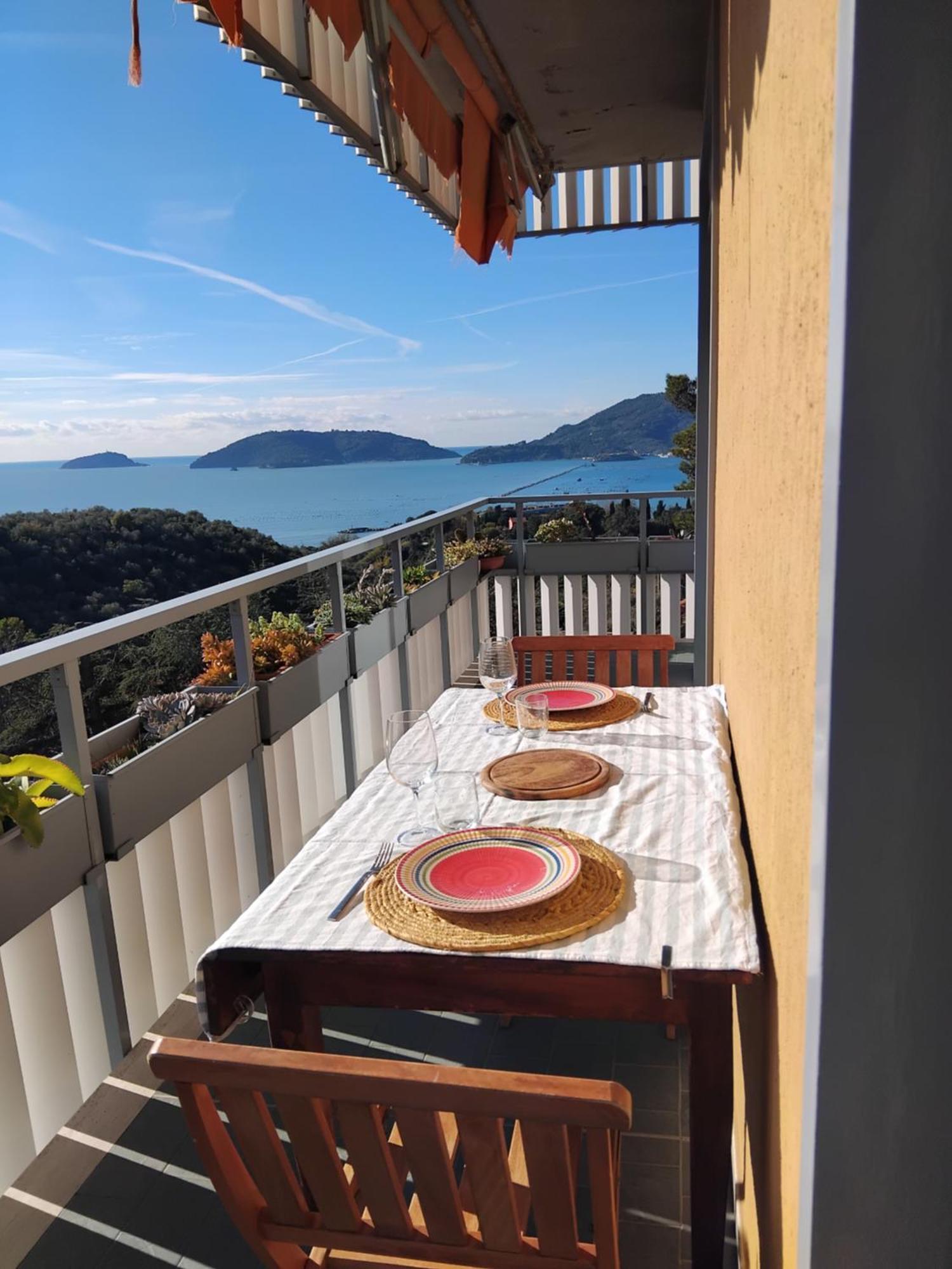 Vista Sul Blu ,Baia Blu, Lerici 아파트 외부 사진